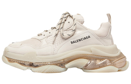 Balenciaga: Белые кроссовки  Triple S