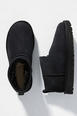 UGG: Чёрные сапоги Ultra Mini