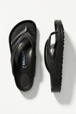 Birkenstock: Чёрные сандалии Honolulu Eva