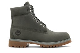 Timberland: Серые ботинки