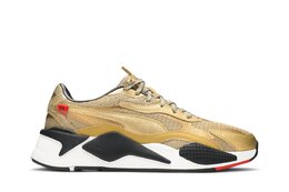 PUMA: Золотые кроссовки  RS X3