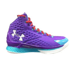 Under Armour: Фиолетовые кроссовки  Curry