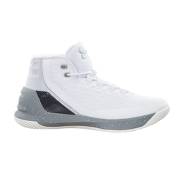 Under Armour: Белые кроссовки  Curry 3