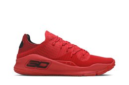 Under Armour: Красные кроссовки  Curry 4