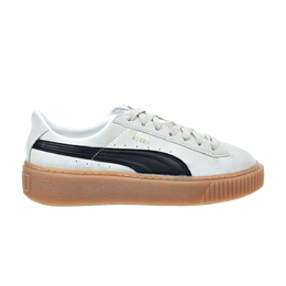 PUMA: Белые кроссовки  Suede