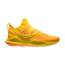 Under Armour: Жёлтые кроссовки  Curry 5