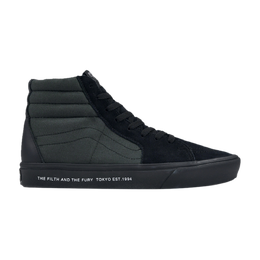 Vans: Чёрные кроссовки  Comfycush Sk8-Hi