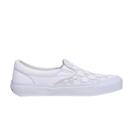 Vans: Белые кроссовки  Classic Slip On