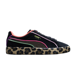 PUMA: Чёрные кроссовки  Suede