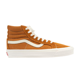 Vans: Оранжевые кроссовки  SK8-Hi LX