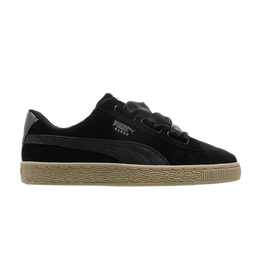 PUMA: Чёрные кроссовки  Suede