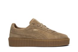 PUMA: Коричневые кроссовки  Suede