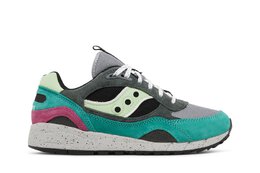 Saucony: Зелёные кроссовки  Shadow 6000