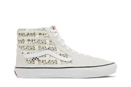 Vans: Белые кроссовки  Sk8-Hi