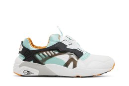 PUMA: Белые кроссовки  Disc Blaze