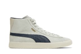 PUMA: Белые кроссовки  Suede