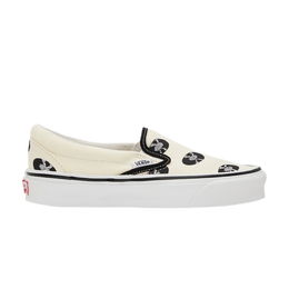 Vans: Белые мокасины  Classic Slip On