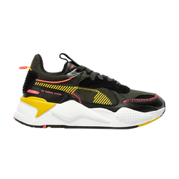 PUMA: Чёрные кроссовки  RS-X