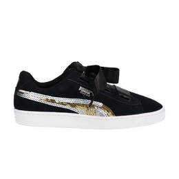PUMA: Чёрные кроссовки  Suede