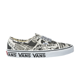 Vans: Чёрные кроссовки  Authentic