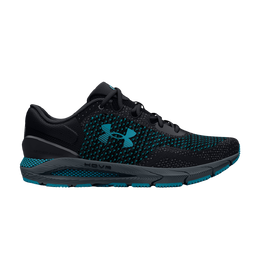 Under Armour: Чёрные кроссовки  HOVR