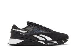 Reebok: Чёрные кроссовки  Nano