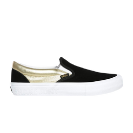 Vans: Чёрные кроссовки  Slip On Pro