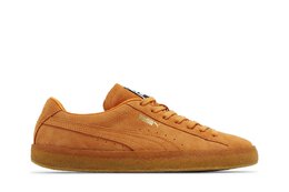 PUMA: Оранжевые кроссовки  Suede