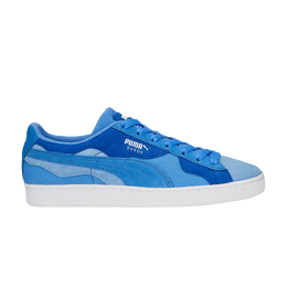PUMA: Синие кроссовки  Suede