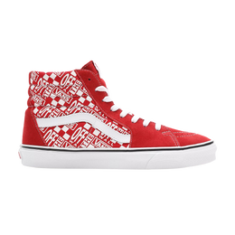 Vans: Красные кроссовки  Sk8-Hi