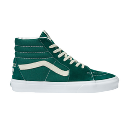 Vans: Зелёные кроссовки  Sk8-Hi