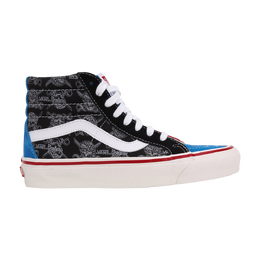 Vans: Чёрные кроссовки  SK8-Hi Reissue