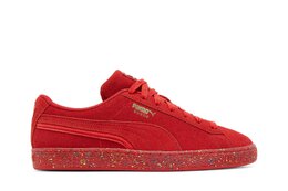 PUMA: Красные кроссовки  Suede