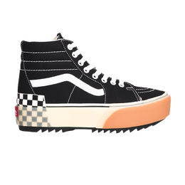 Vans: Чёрные кроссовки  Sk8-Hi