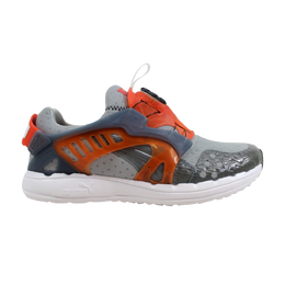 PUMA: Серые кроссовки  Disc Blaze