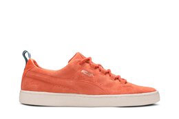 PUMA: Оранжевые кроссовки  Suede