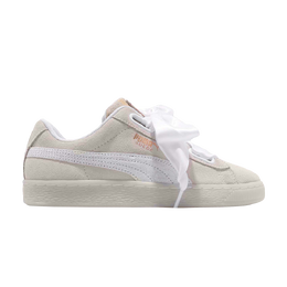 PUMA: Белые кроссовки  Suede