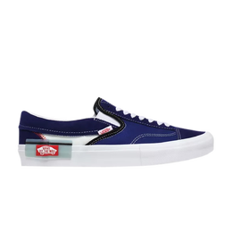 Vans: Синие кроссовки  Classic Slip On