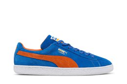 PUMA: Синие кроссовки  Suede