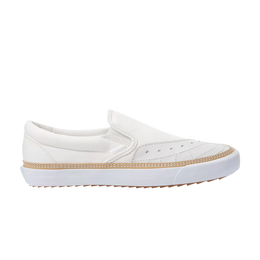 Vans: Белые кроссовки  Classic Slip On