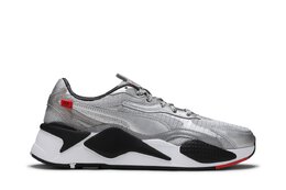 PUMA: Серебристые кроссовки  RS X3