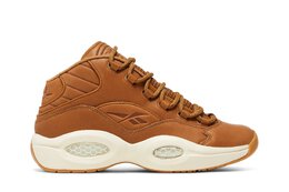 Reebok: Коричневые кроссовки  Question Mid