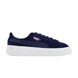 PUMA: Синие кроссовки  Suede