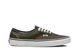 Vans: Зелёные кроссовки  Authentic