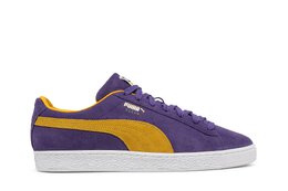 PUMA: Фиолетовые кроссовки  Suede