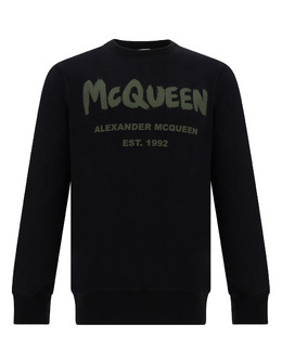 Alexander McQueen: Хлопковый свитшот 