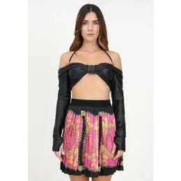 Versace: Чёрный топ 