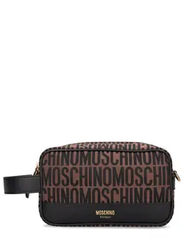 MOSCHINO: Коричневая сумка 