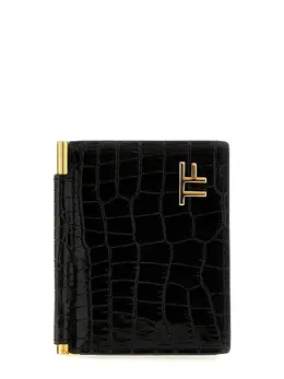 Tom Ford: Чёрный картхолдер Logo