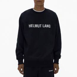 HELMUT LANG: Чёрный свитшот 